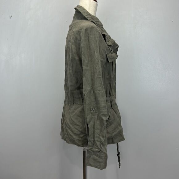 Kenneth Cole Green High Neck Jacket - Picture 6 of 9